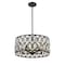Z-Lite Dealey 5 Light Chandelier, Matte Black + Clear Crystal 6010-20MB - alternate 6